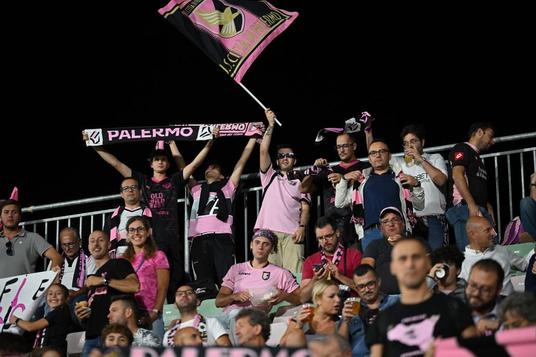 Palermo Calcio Football Club Bandiera Serie A Andiamoci Vintage