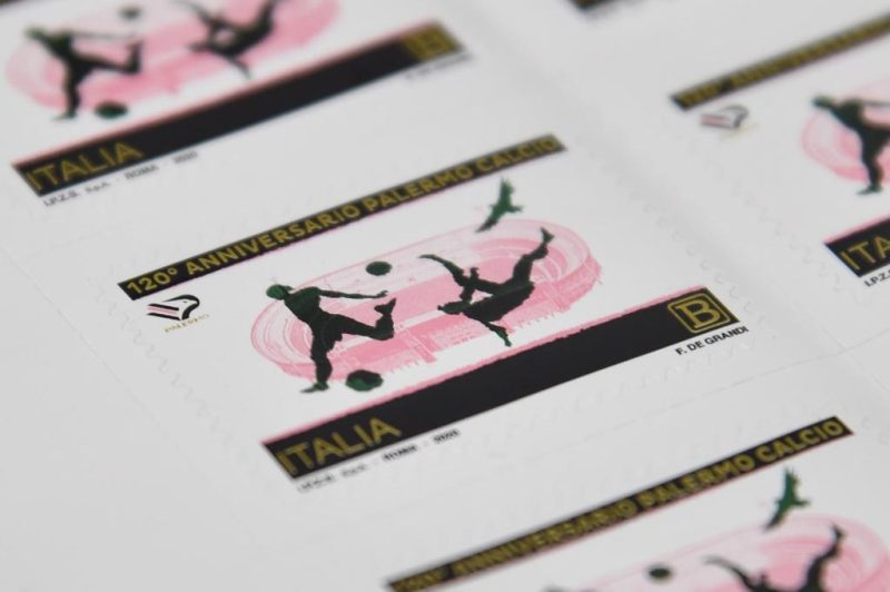 120° Palermo Calcio - folder Poste italiane - Collezionismo In